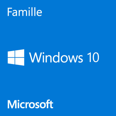 Microsoft® Windows Famille 10 32-bit/64-bit
