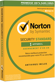 Norton Security Premium + Backup 25 GB 10-Devices 1 an